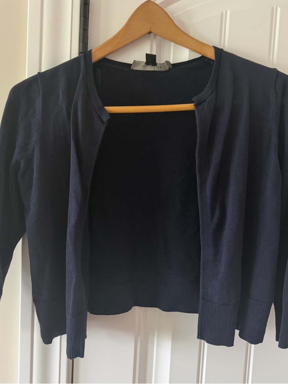 Ann Taylor Deep Navy Knit Cardigan